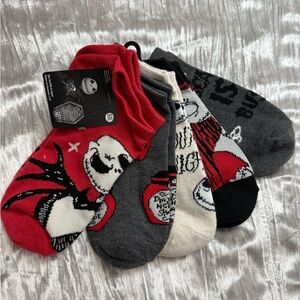 Disney Red Jack Skellington Socks